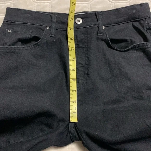 Sene Cailee Hills Women Sizeless Air Straight Black High-Rise Full Length Jeans - Picture 12 of 13